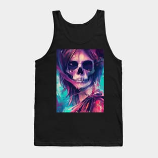 Death's Finest: Embrace the Allure of Skulls in Alternative Fashion Tank Top